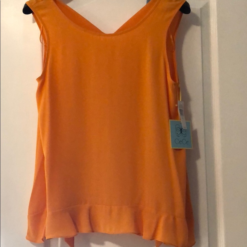 NWT Cece Orange Shell/Tank